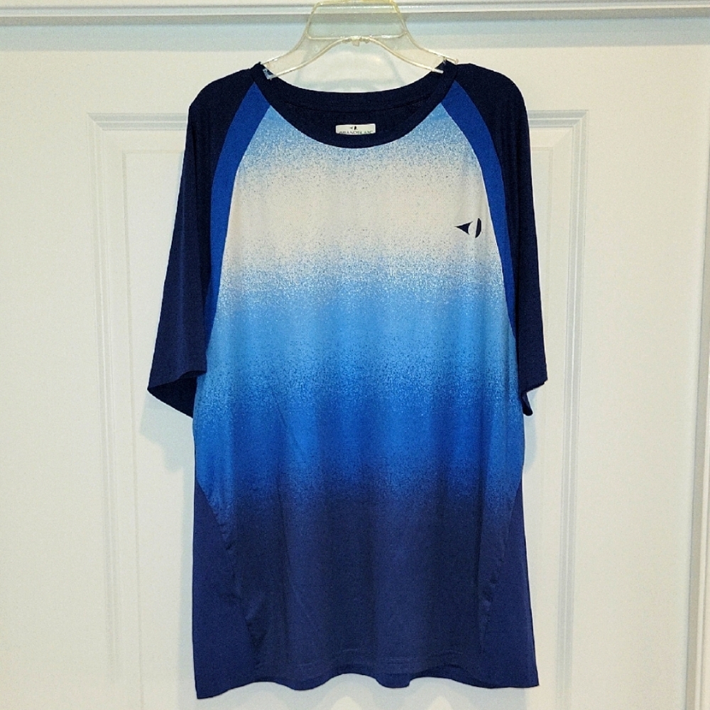 Grand Slam Blue Ombre Men's Tee